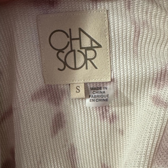 Chaser Tie Dye Waffle Knit Long Sleeve Top - Picture 2 of 5